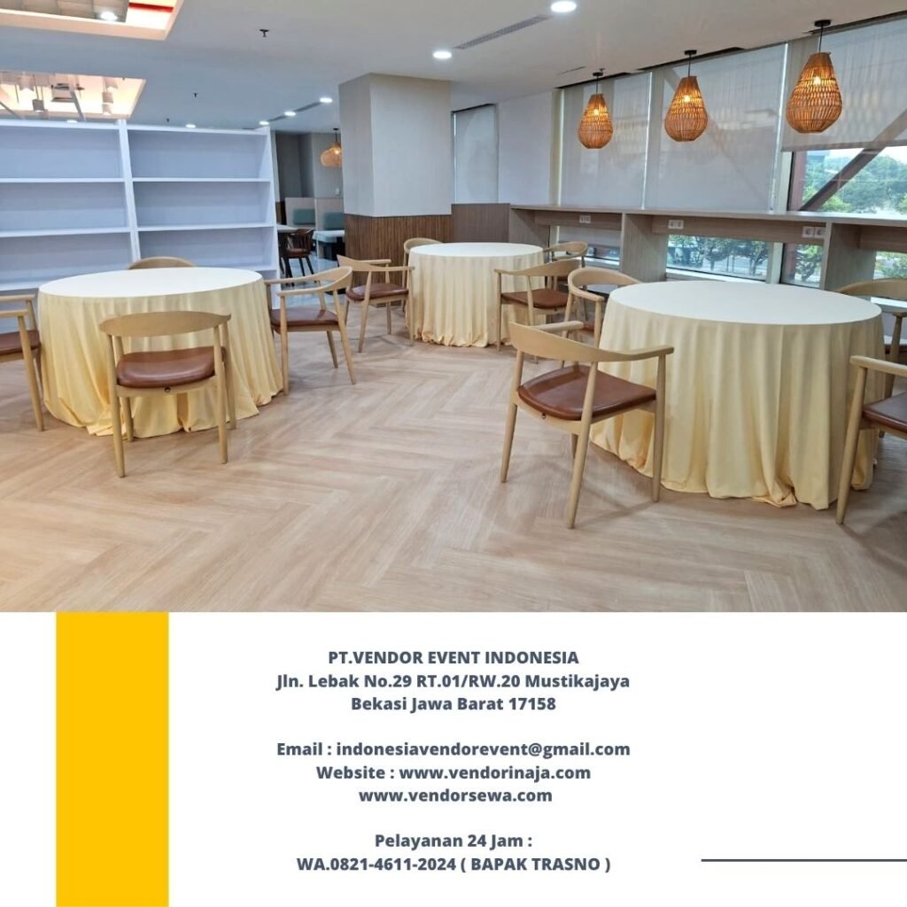 Sewa Kursi Stainless,Round Table Menara BRIPens Jakarta Selatan