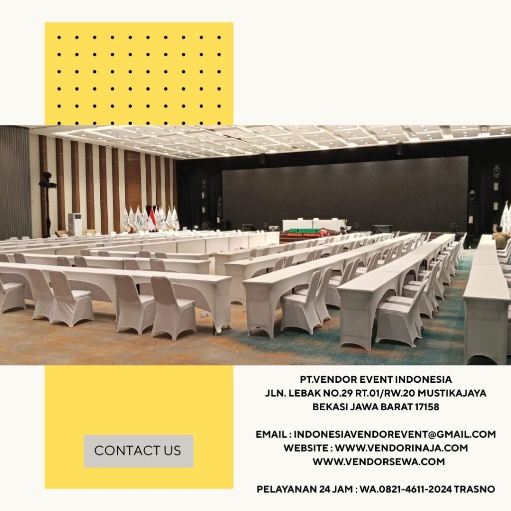 Sewa Meja Ibm Taplak Putih Ketat Jakarta 0821-4611-2024