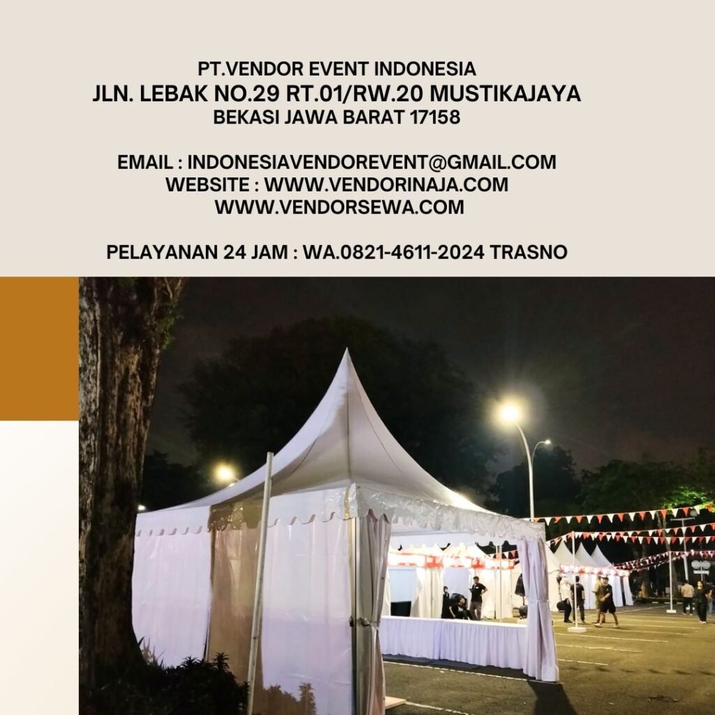 Sewa Tenda Kerucut Event Warung NASI GANDUL Senopati Jakarta Selatan
