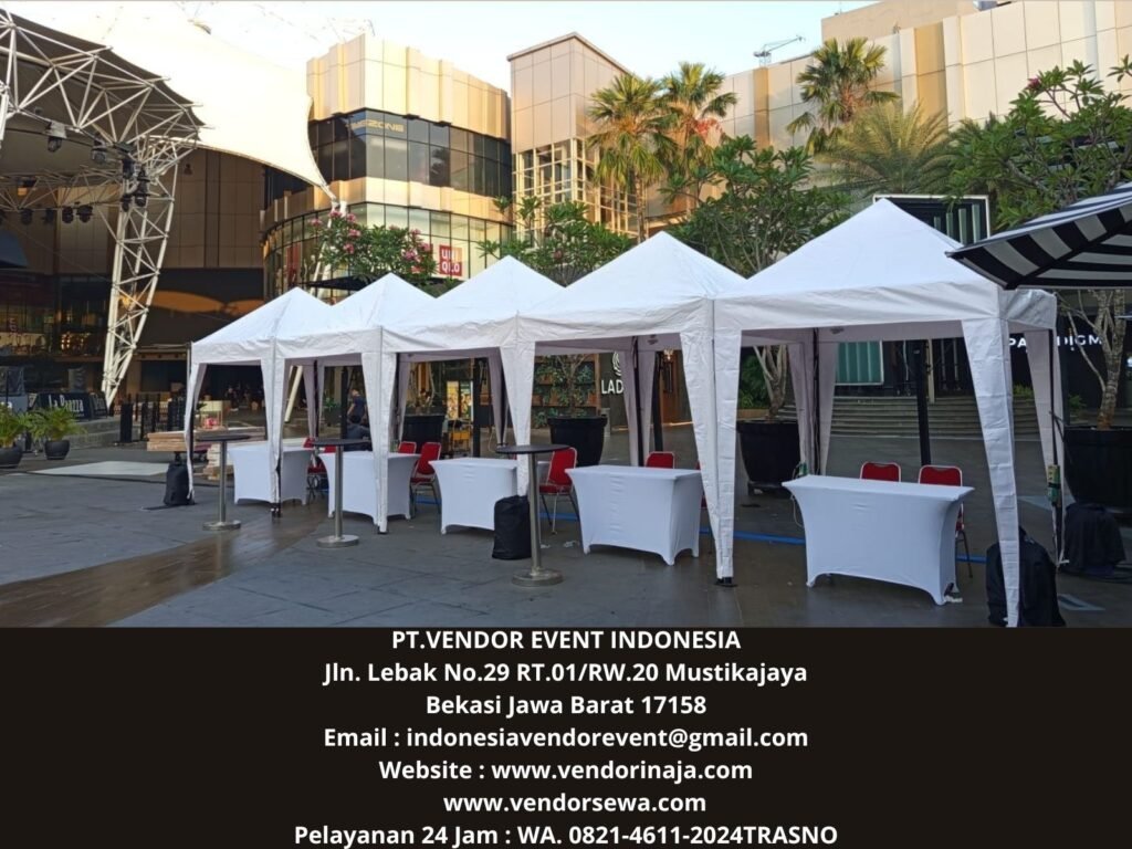 Sewa Tenda bazar Putih Cibarusah Bekasi