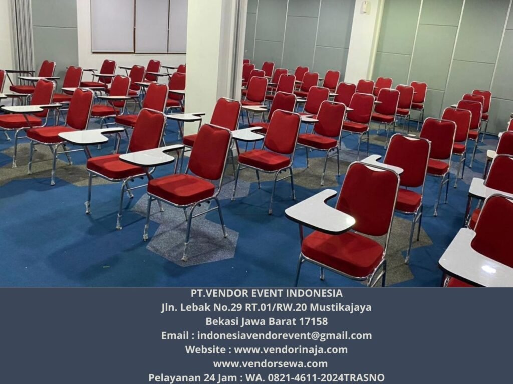 Rental Kursi Kuliah Merah PT KAI Jakarta