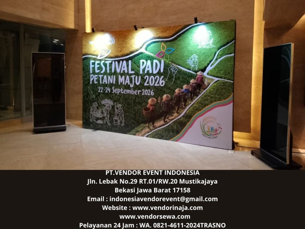 Sewa Backdrop Photoboth Lampu Sportligt Hotel Indonesia Kempinski Jakarta (0821-4611-2024)