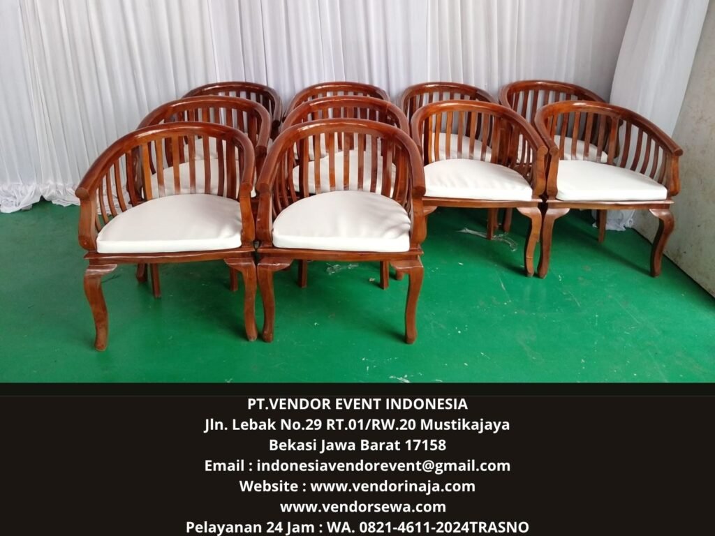 Sewa Kursi Betawi Plus bantalan Jakarta (0821-4611-2024)