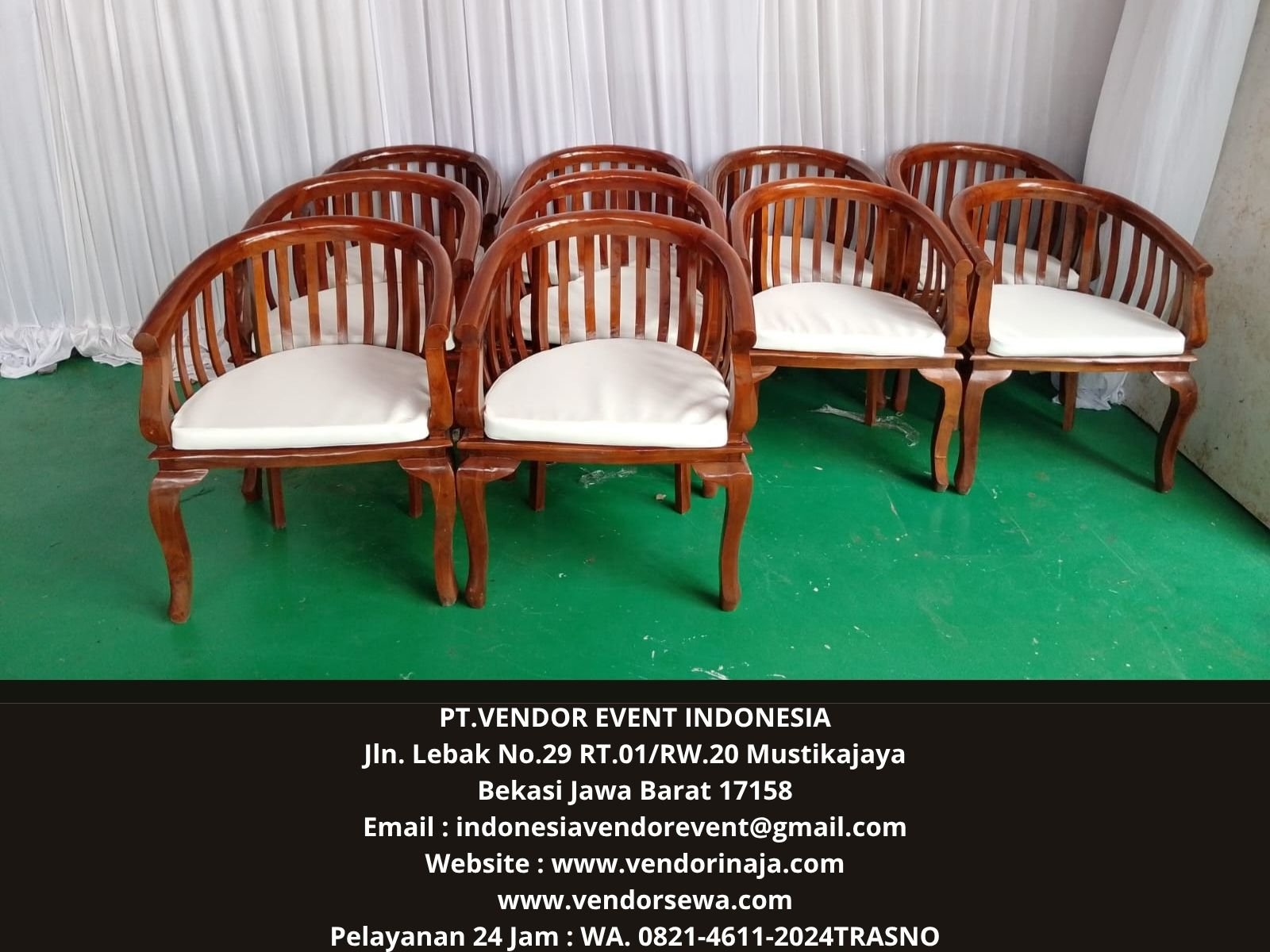Sewa Kursi Betawi Plus bantalan Jakarta (0821-4611-2024)