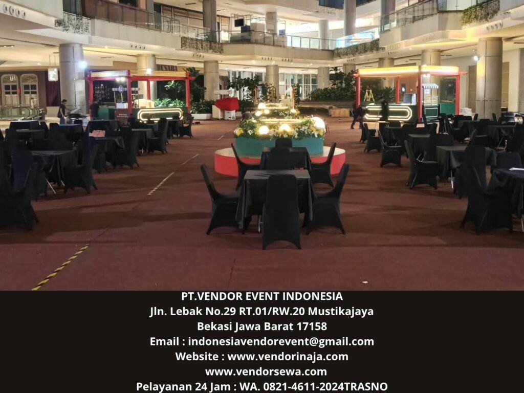Sewa Kursi Susun Cover Hitam PIK2 (0821-4611-2024)