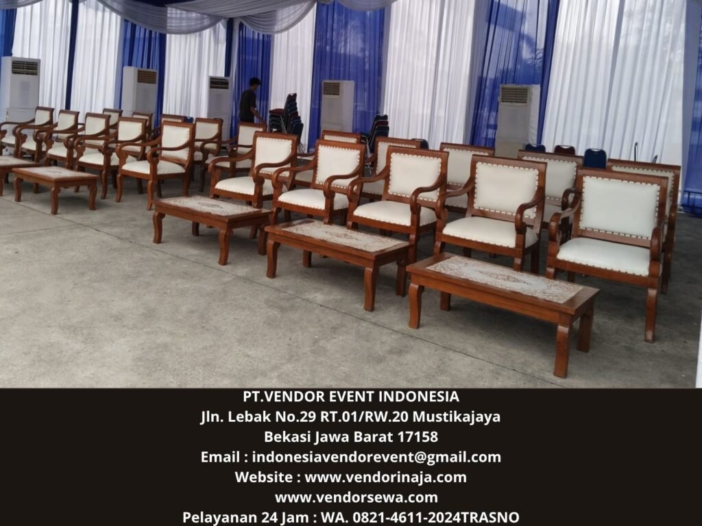 Rental Meja dan Kursi VIP Jokowi Toyota Karawang (0821-4611-2024)