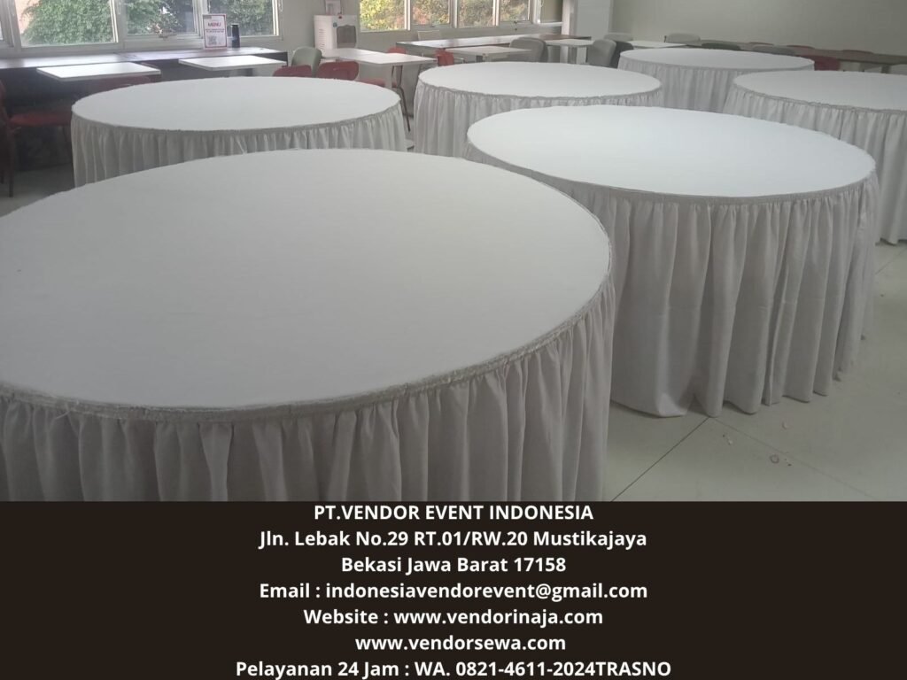 Sewa Round Table diameter 400cm Bogor (0821-4611-2024)