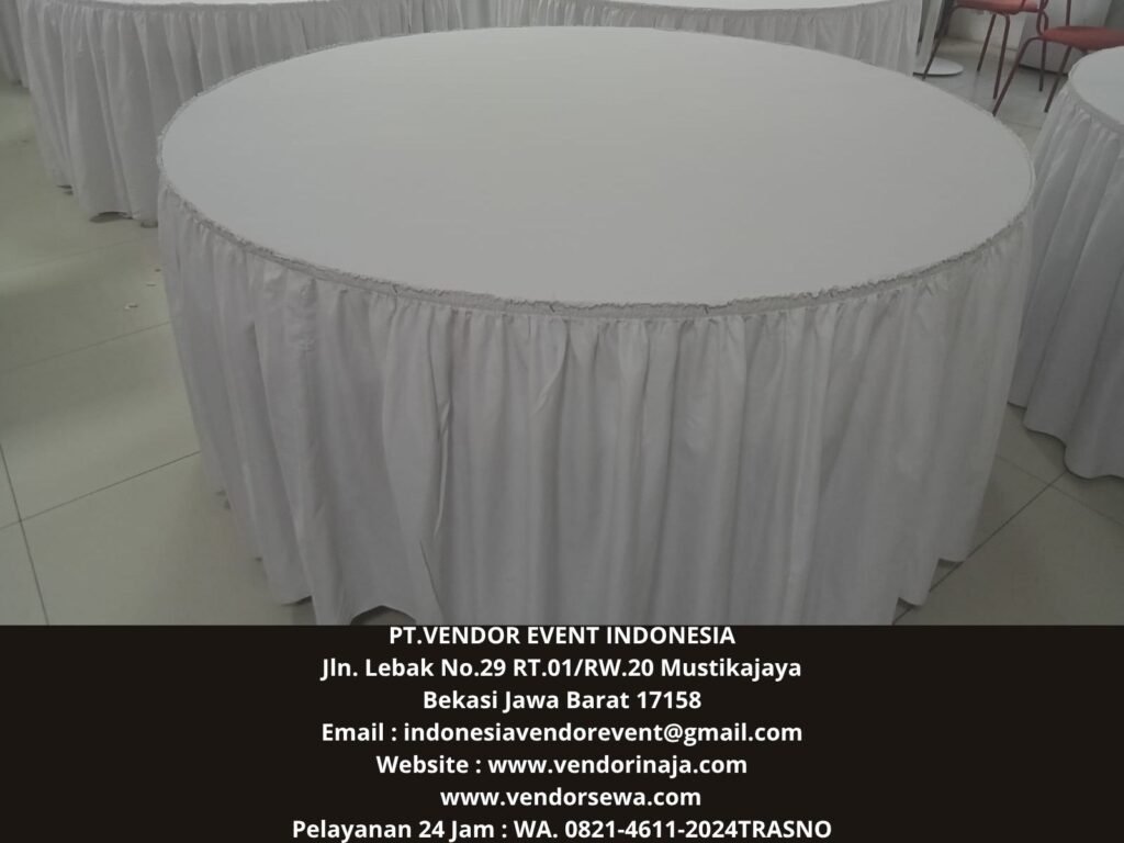 Sewa Round Table diameter 400cm Bogor (0821-4611-2024)