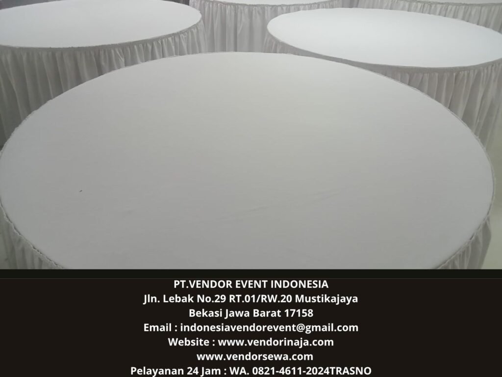 Sewa Round Table diameter 400cm Bogor (0821-4611-2024)