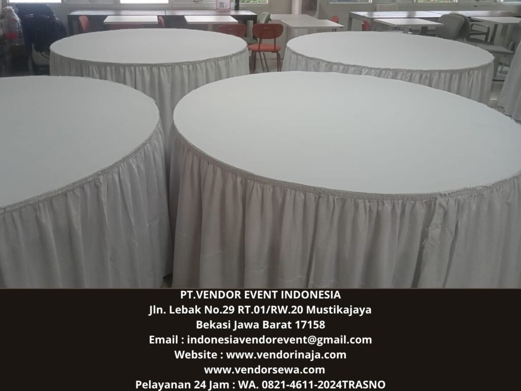 Sewa Round Table diameter 400cm Bogor (0821-4611-2024)