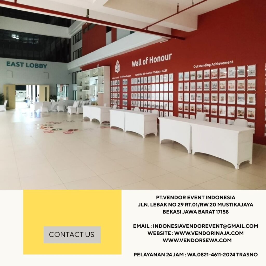 Sewa Kursi Dan Meja Cover Stretch Putih Jakarta (0821-4611-2024)