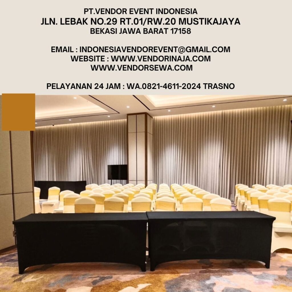 Sewa Meja Ibm Cover Hitam Ketat Cimory Tower Meruya Jakarta Barat