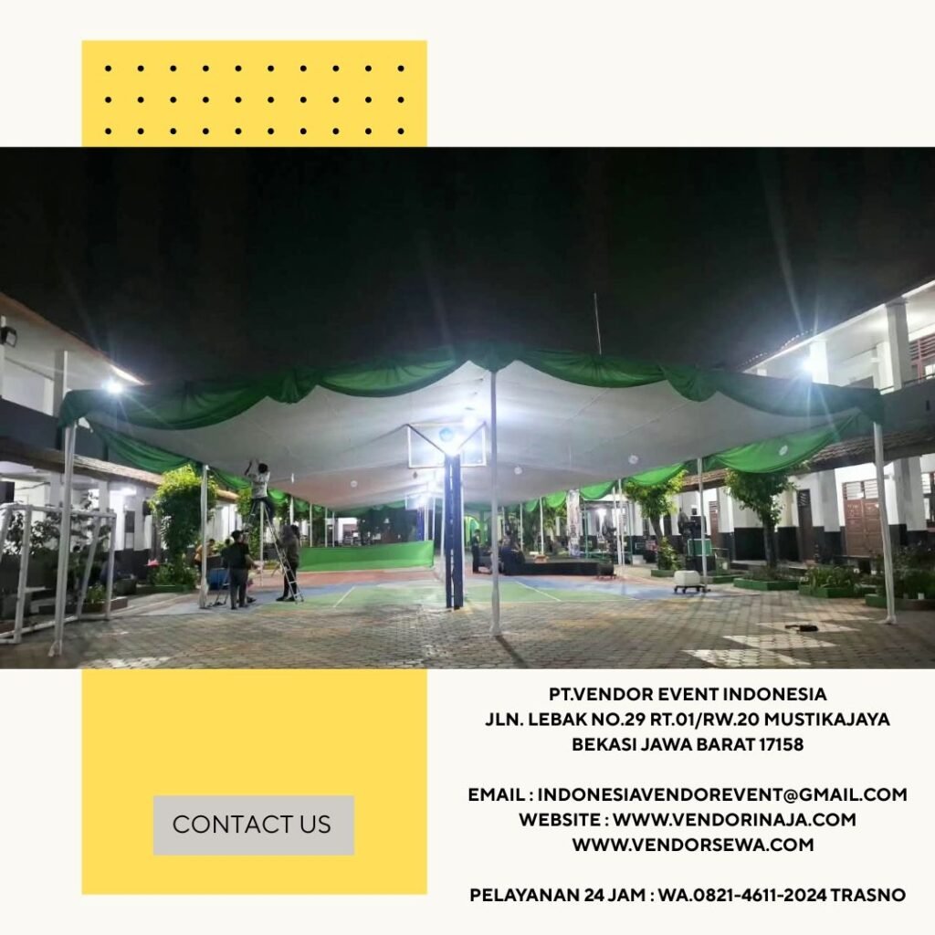 Sewa Tenda Plafon Rumbai Hijau Jakpus (0821-4611-2024)