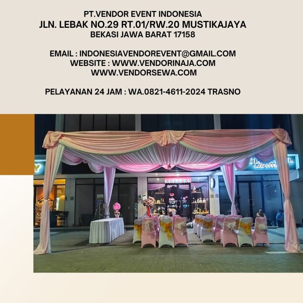 Sewa Tenda serut 6x5m,meja Kursi BSD city tangerang
