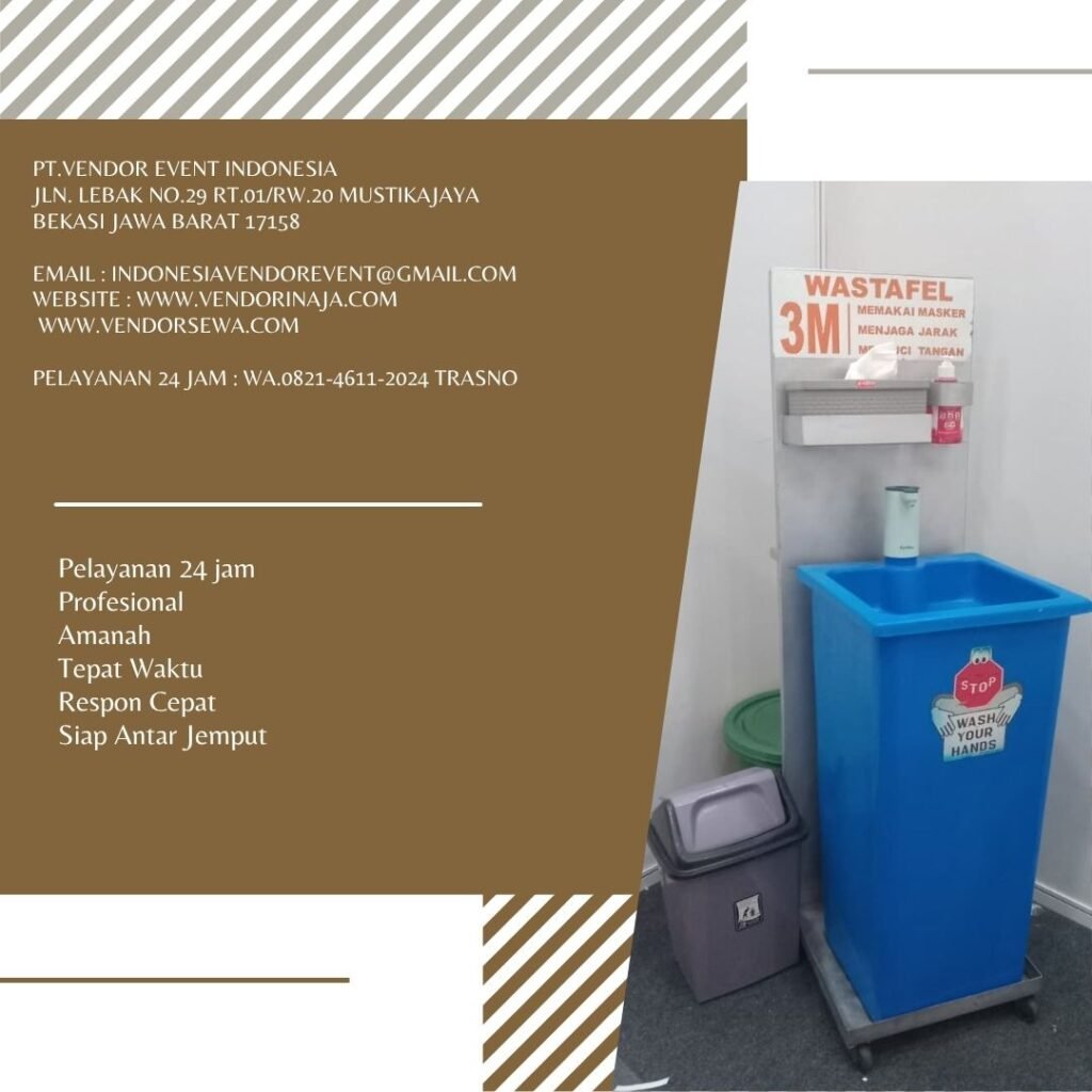 Sewa Wastafel Portable Kotak Jakarta (0821-4611-2024)