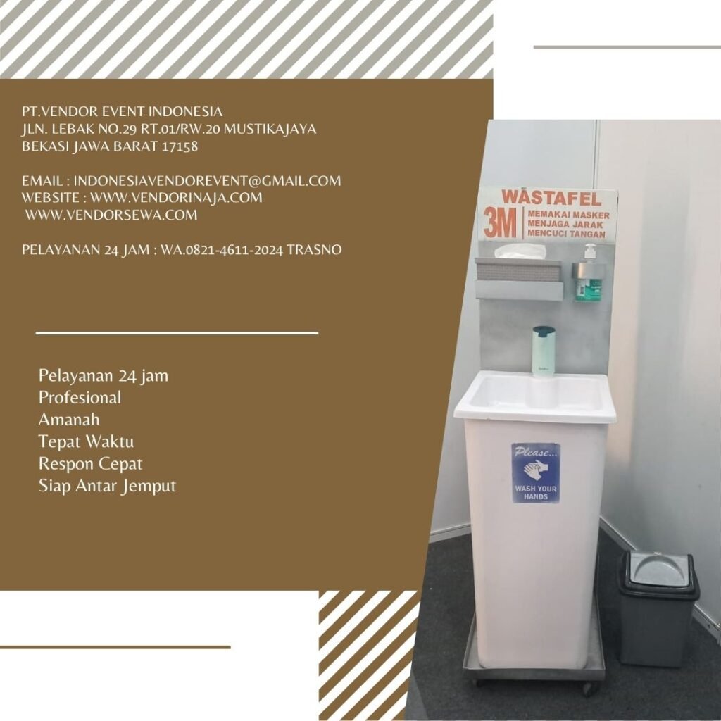 Sewa Wastafel Portable Kotak Jakarta (0821-4611-2024)