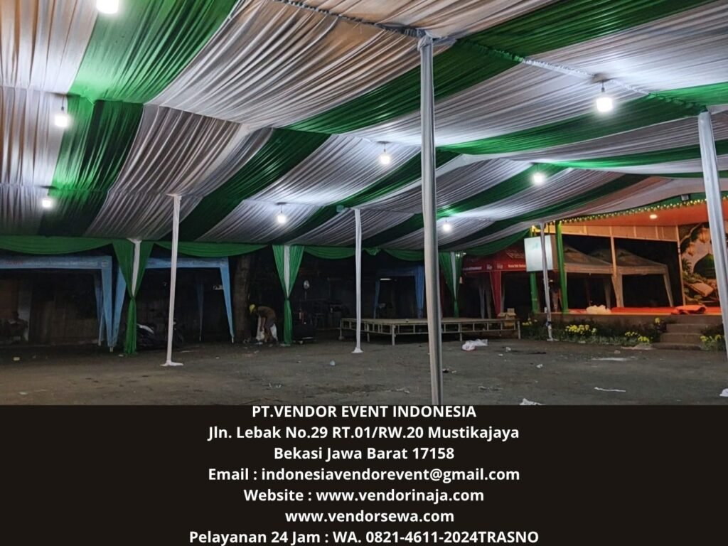 Sewa Tenda Serut Pitih Hijau jakarta (0821-4611-2024)