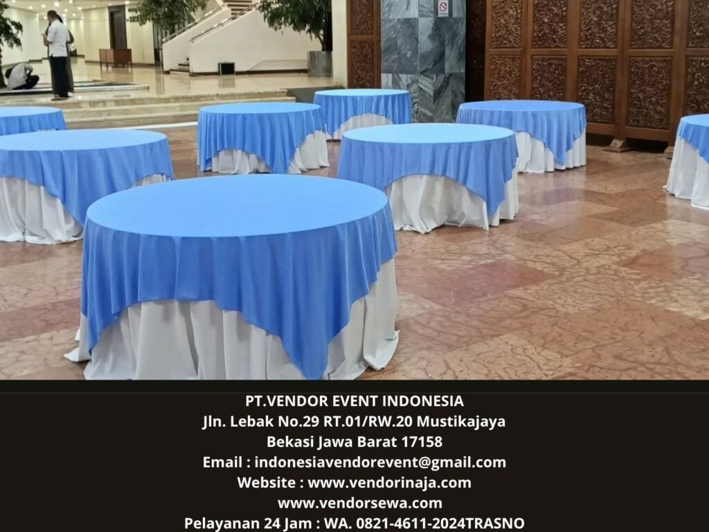 Sewa Meja Bulat Bogor (0821-4611-2024)