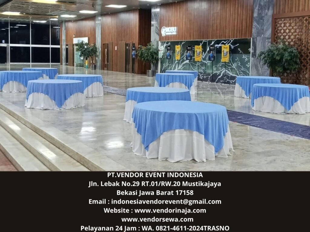 Sewa Meja Bulat Bogor (0821-4611-2024)