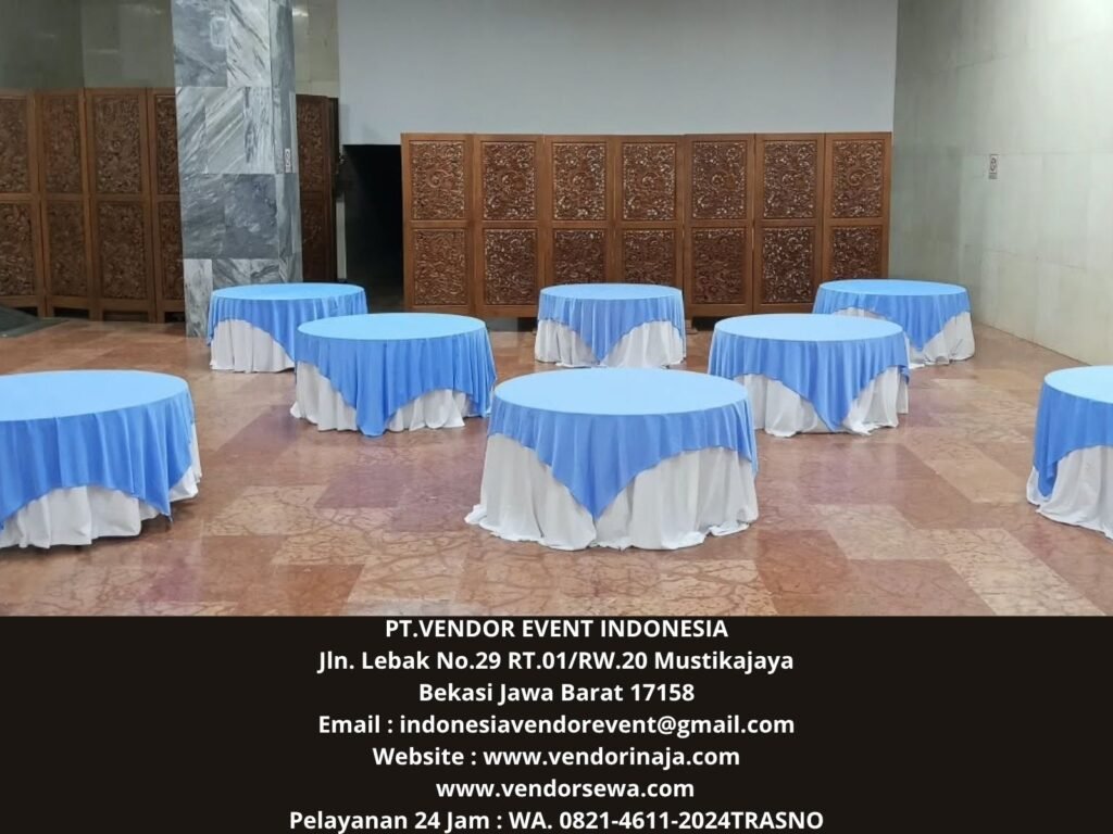 Sewa Meja Bulat Bogor (0821-4611-2024)