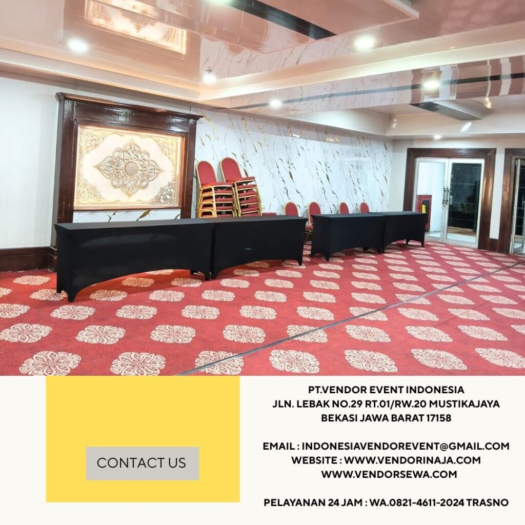 Menyewakan Meja IBM Cover Stretch Hitam Jakarta