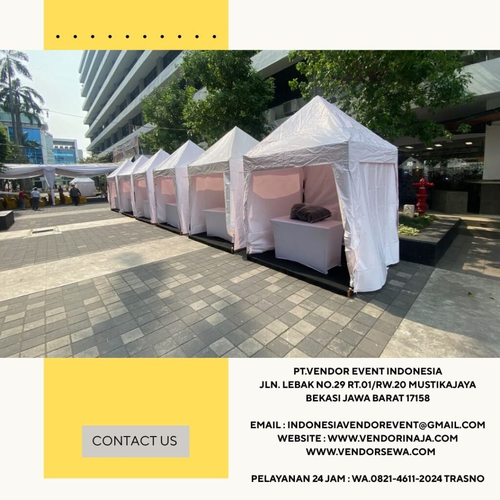 Rental Tenda Bazar Putih 2x2m Dan 3x3m Jakarta (0821-4611-2024)