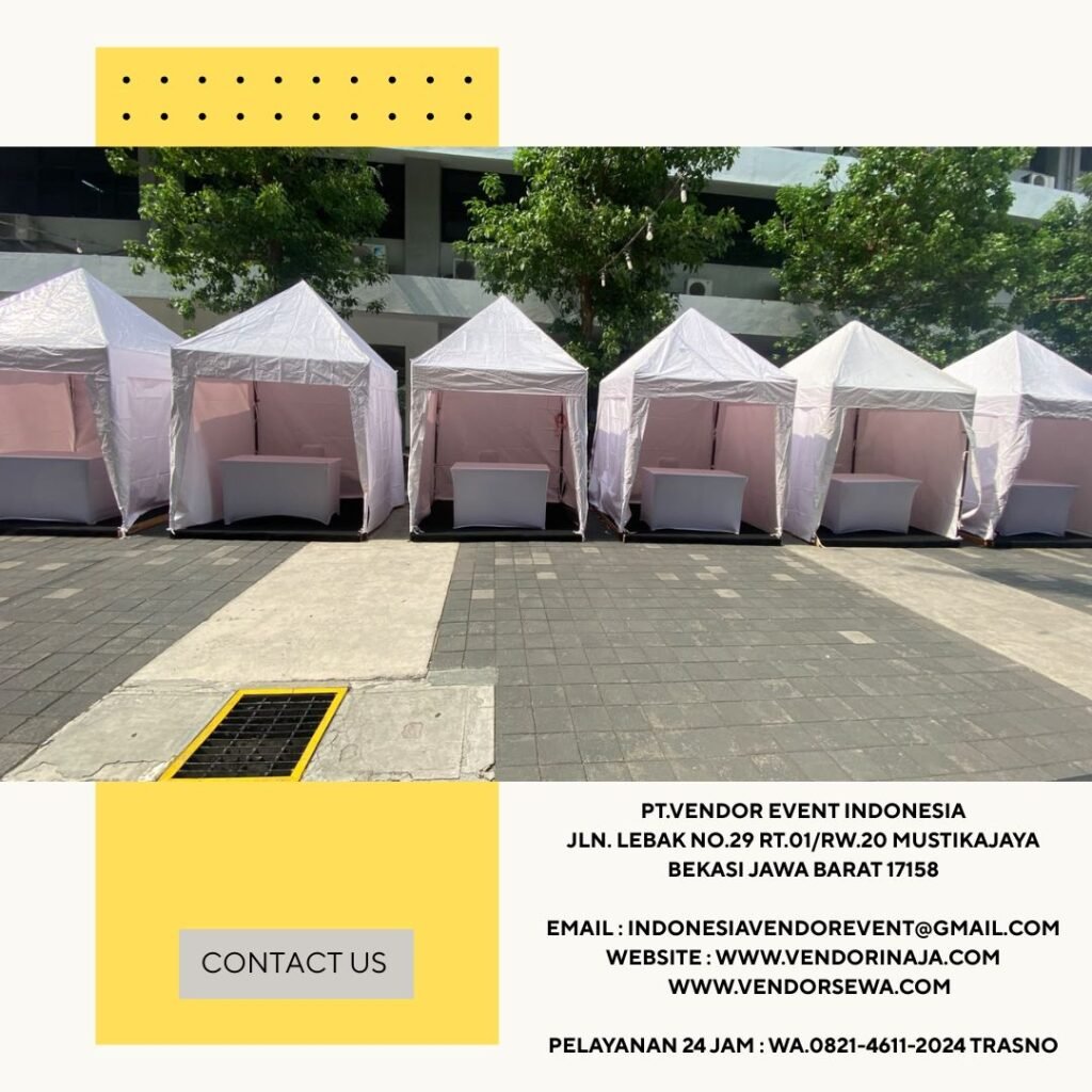 Rental Tenda Bazar Putih 2x2m Dan 3x3m Jakarta (0821-4611-2024)
