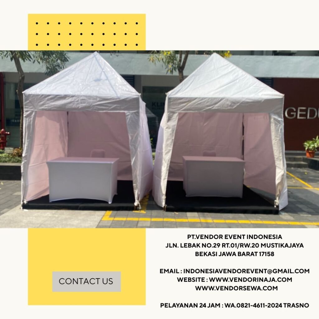 Rental Tenda Bazar Putih 2x2m Dan 3x3m Jakarta (0821-4611-2024)
