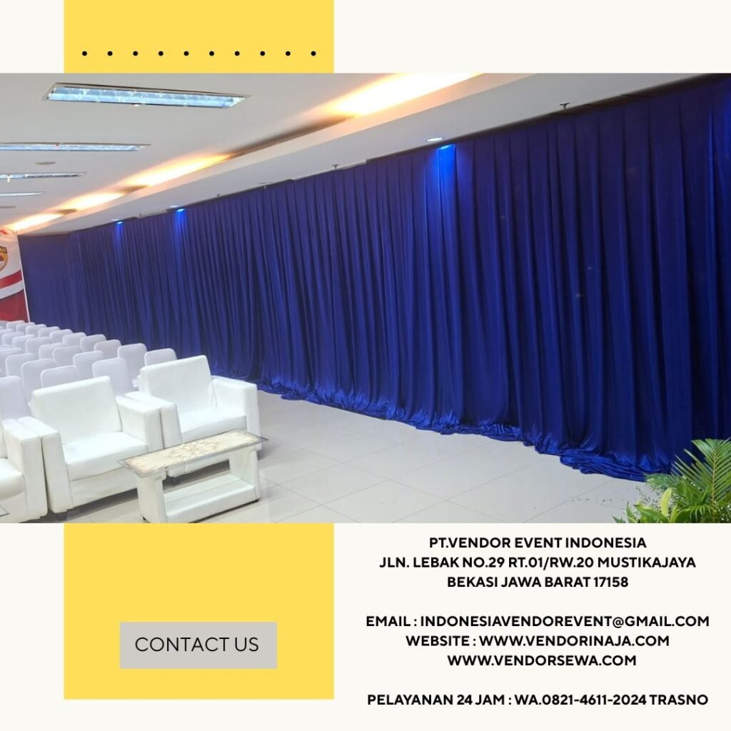 Rental Tirai Filamin Biru Jakarta(0821-4611-2024)