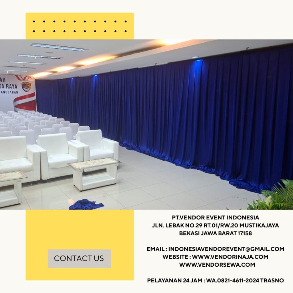 Rental Tirai Filamin Biru Jakarta(0821-4611-2024)