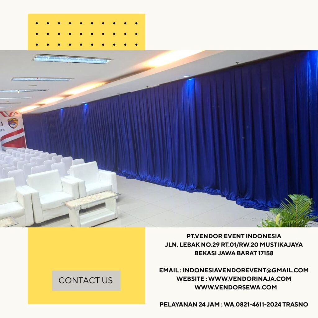 Rental Tirai Filamin Biru Jakarta(0821-4611-2024)