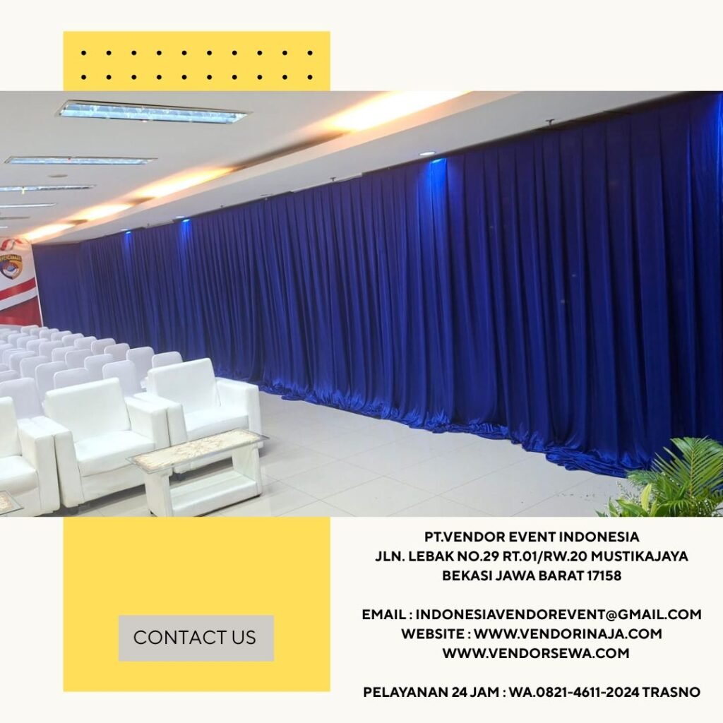 Rental Tirai Filamin Biru Jakarta(0821-4611-2024)