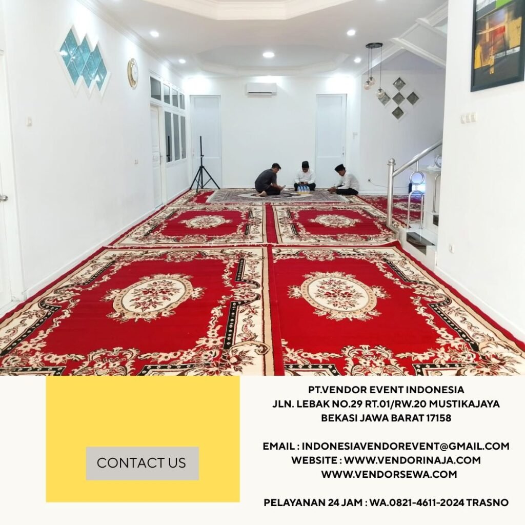 Sewa Karpet Permadani Merah Jakarta Selatan