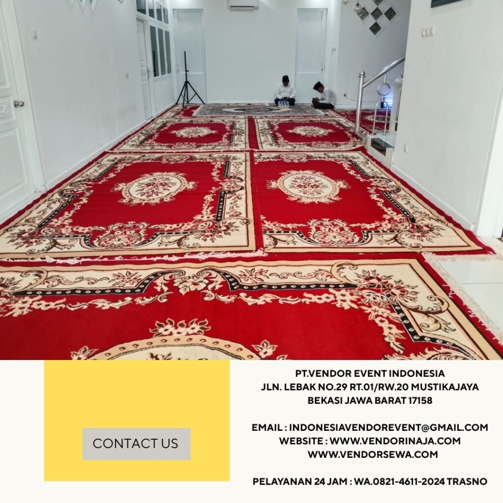 Sewa Karpet Permadani Merah Jakarta Selatan