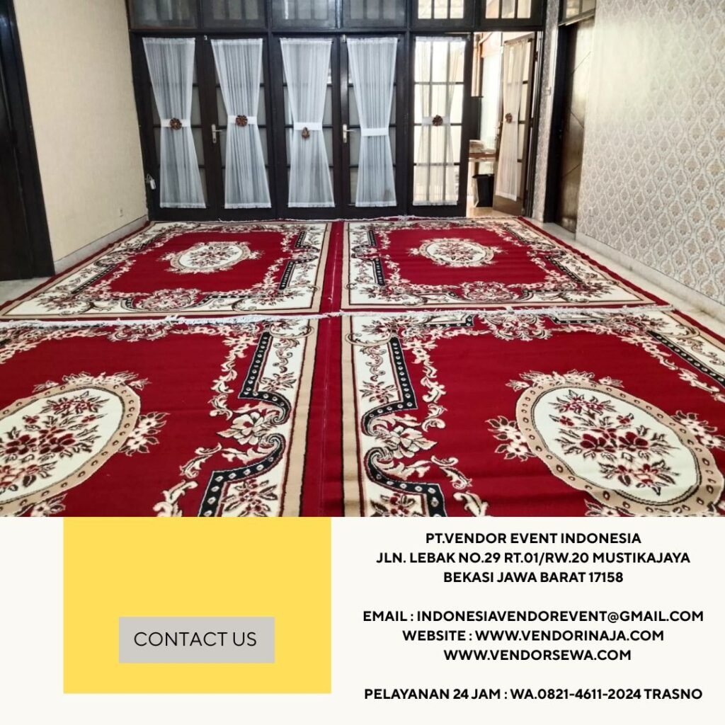Sewa Karpet Permadani Merah Jakarta Selatan