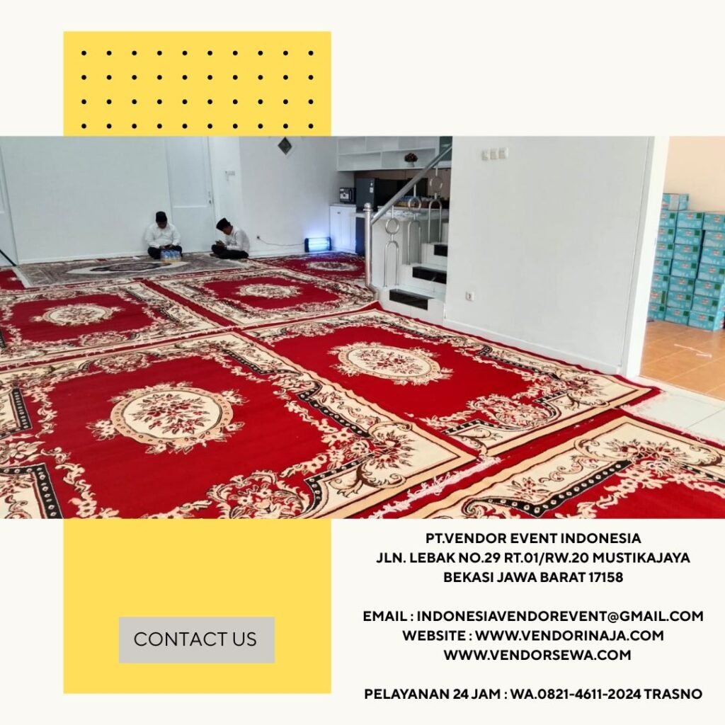Sewa Karpet Permadani Merah Jakarta Selatan