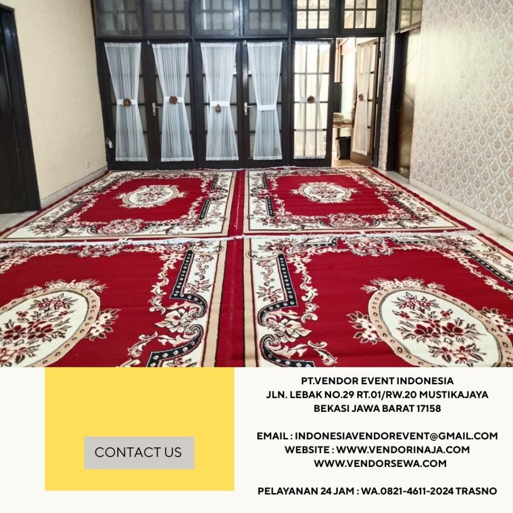 Sewa Karpet Permadani Merah Jakarta Selatan