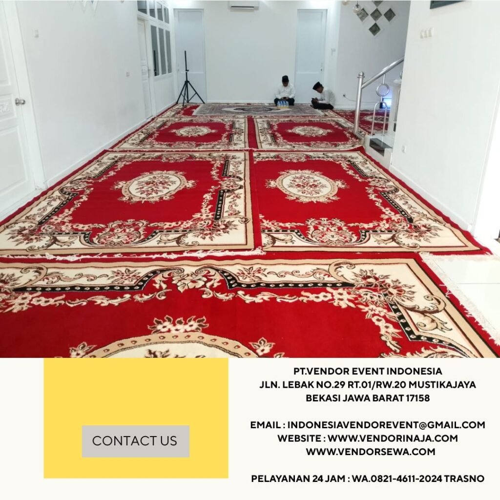 Sewa Karpet Permadani Merah Jakarta Selatan