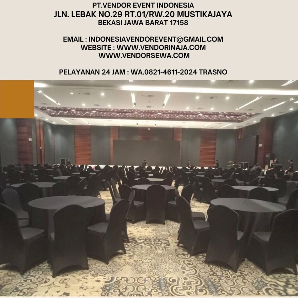Sewa Round Table Taplak Tebar Hitam Jakarta (0821-4611-2024)