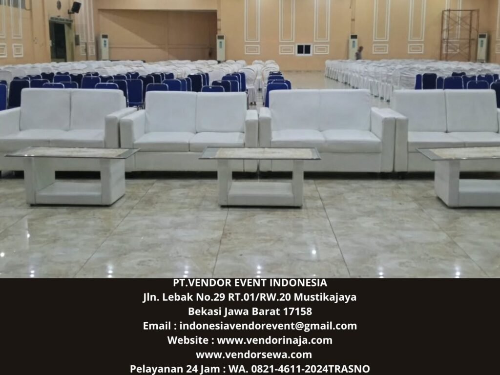 Sewa Sofa Dobel Event  Gedung gpm Bekasi (0821-4611-2024)