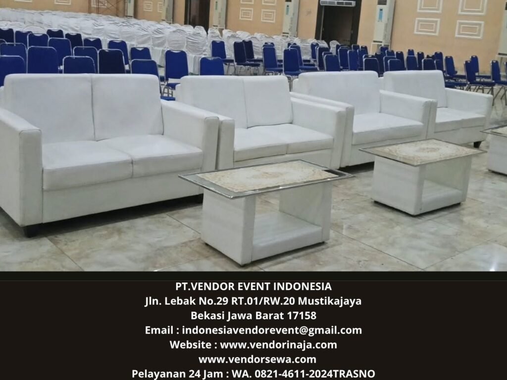 Sewa Sofa Dobel Event  Gedung gpm Bekasi (0821-4611-2024)