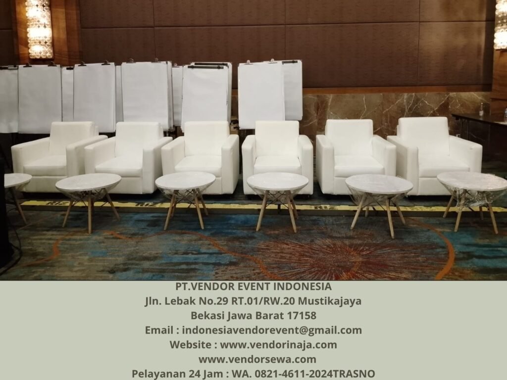 Rental Sofa Kotak,Meja Dirmy Putih Jakarta (0821-4611-2024)