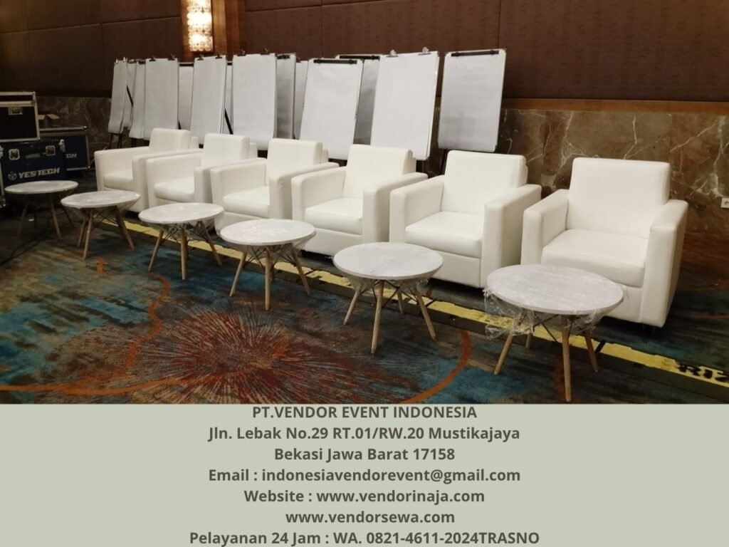 Rental Sofa Kotak,Meja Dirmy Putih Jakarta (0821-4611-2024)